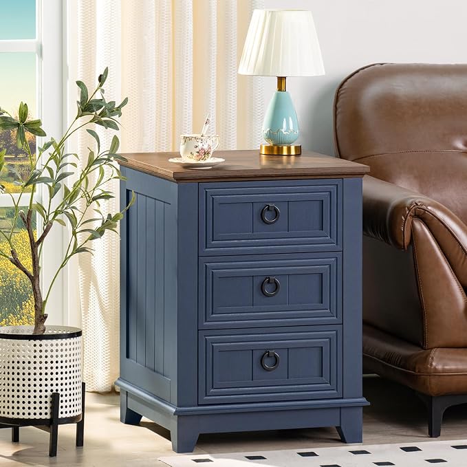 Joaxswe Farmhouse Nightstand - Image 6