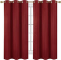 Diraysid Red Grommet Blackout Curtains by Diraysid%2C+refresh+your+life
