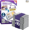 TAILI 10 Pack Vacuum Storage Bags, 2 Size Combo, Space Saver by TAILI
