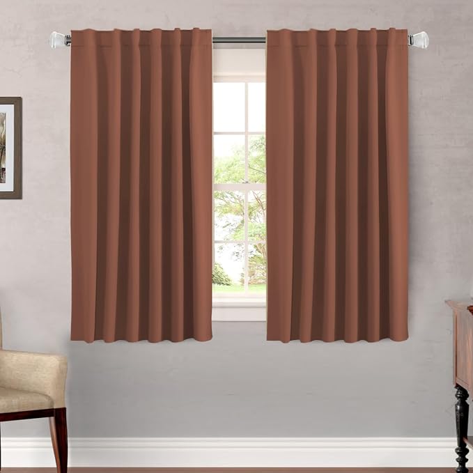 H.VERSAILTEX Blackout Curtains Thermal Insulated Window Treatment Panels Room by HVERSAILTEX