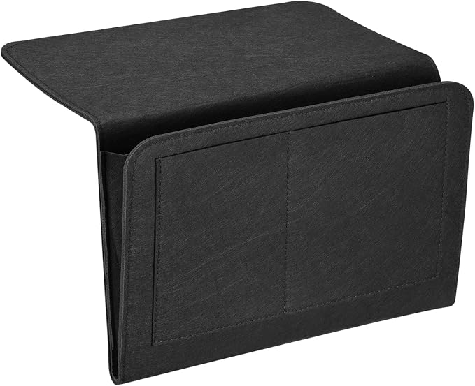 PATIKIL 13in Bedside Caddy, Bed Caddy Bedside Organizer Hanging 5 Pocket Soft by PATIKIL