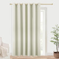 84 Inch Extra Wide Blackout Curtains, Heat Blocking Thermal Insulated Black Out by KOUFALL