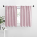 NICETOWN Blackout Curtains for Living Curtains, Baby Pink, 2 Panels, 29 by 30 by NICETOWN