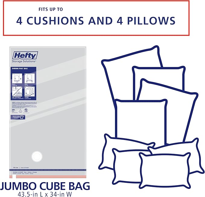Hefty Shrink-Pak Vacuum Storage Bags – - Image 5