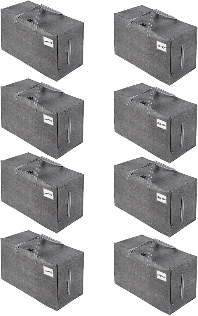 VENO 8 Pack Extra Large Heavy Duty Moving Bags by Veno