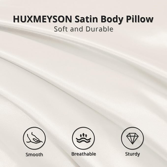 Body Pillow with Satin Pillowcase, Body Pillow - Image 3