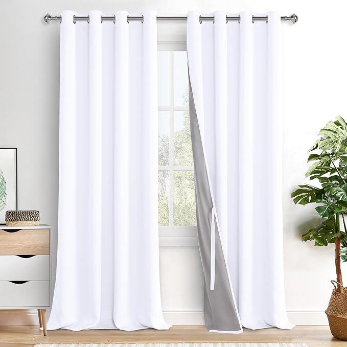 XWZO 100% Blackout Curtain Panels by XWZO