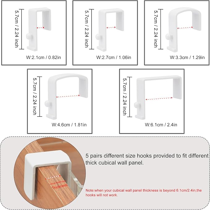 Acrylic Hanging Bedside Shelf - Image 3