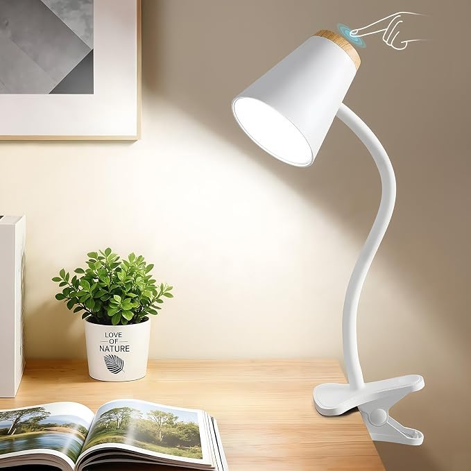 EJIAXIN Clip on Desk Lamp for Home Office by WelcometoEJIAXIN