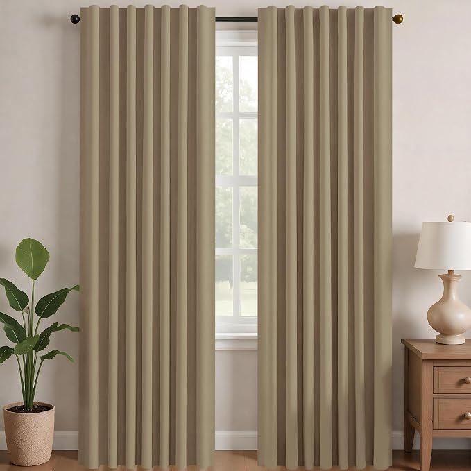 Deconovo Blackout Curtains for Bedroom, Living Room Curtains 72 Inches Long | by Unknown