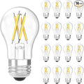 Sunco 16 Pack A15 Light Bulb LED, Edison Style Bulb, Dimmable Vintage Filament Lighting, 800 LM, 7W (60W Equivalent), 3000K Warm White, E26 Medium Base, Wet Rated UL