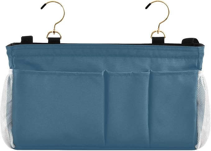 DOMIKING Caribbean Blue Bedside Caddy - Image 2