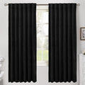 BGment Black Blackout Velvet Curtains by BGment