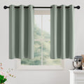 NICETOWN Sage Green Room Darkening Curtains 45 Inches Long 2 Panels by NICETOWN