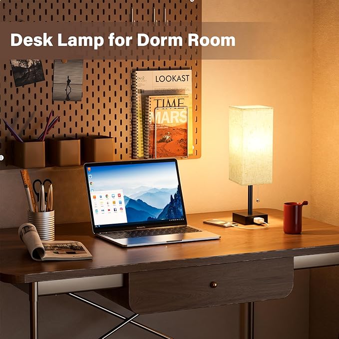 Bedside Lamp for Bedroom Set of 2 - Image 3