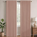 Deconovo Solid Thermal Insulated Blackout Curtains Back Tab and Rod Pocket by Unknown