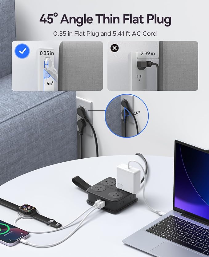 5 Ft Coiled Extension Cord - Image 7