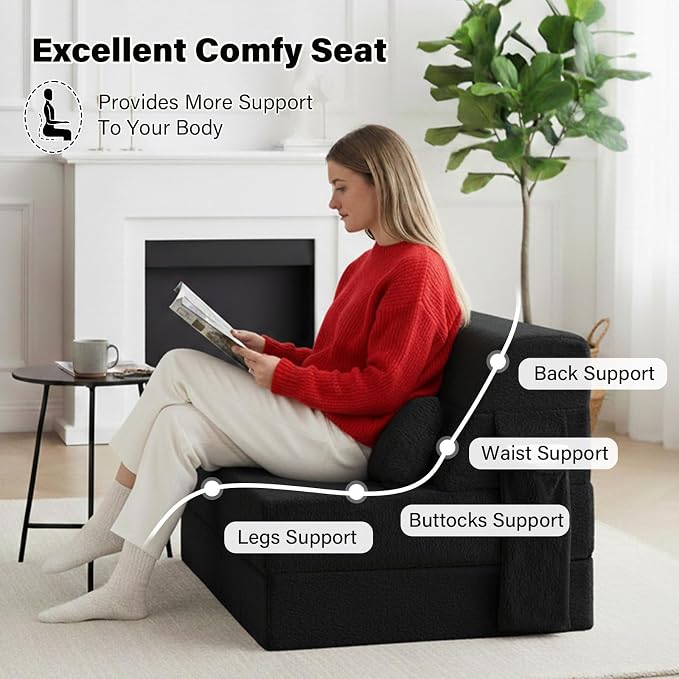 Convertible Folding Sofa Bed Mattress - Image 3
