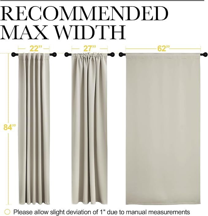 NICETOWN Vertical Blinds Window Curtain Panels - Image 7