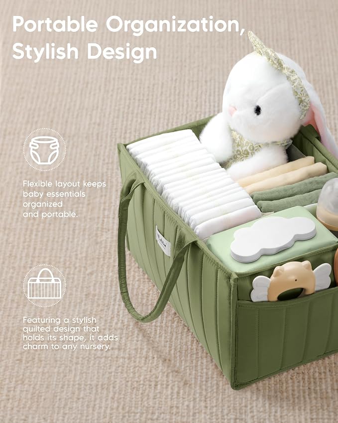 Maliton Baby Diaper Caddy Organizer - Image 5