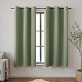 KOUFALL Short Curtains for Kitchen Window Over Sink by KOUFALL