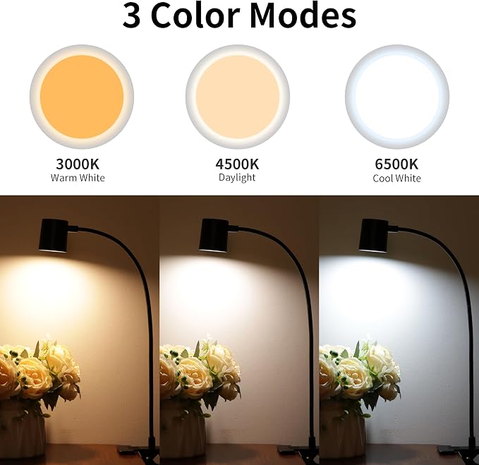 Desk Lamp USB Clip On Light, Book Lights - Image 2