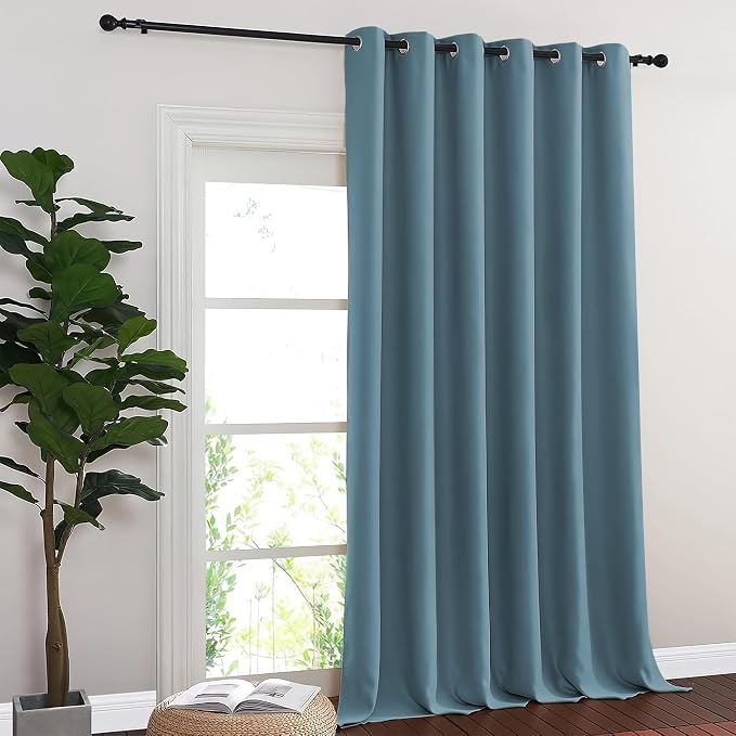NICETOWN Sliding Door Curtain 108 Inches Long - Image 7