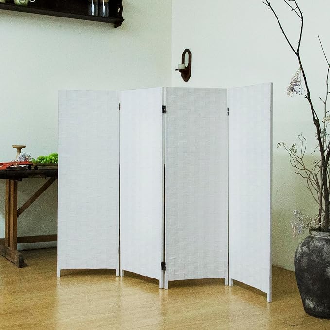 4 Panel Short Room Divider Screen by PawlaBay