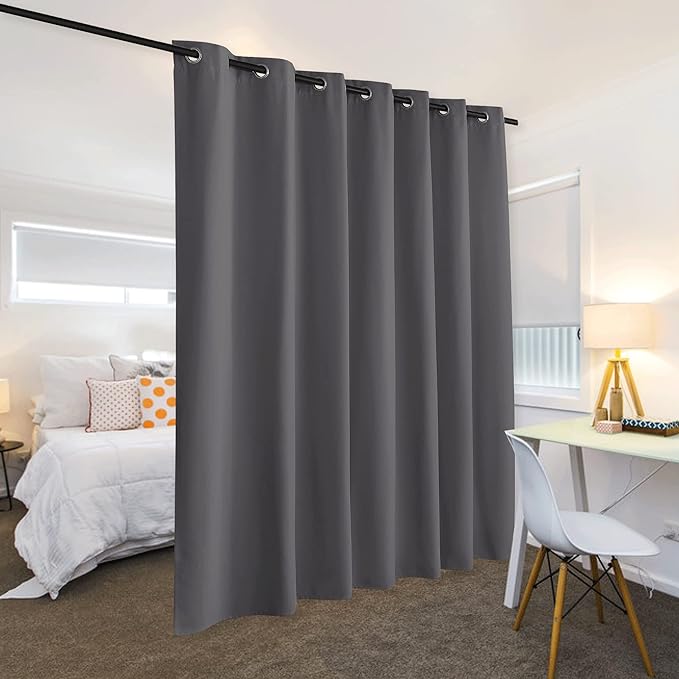 RYB HOME Room Dividers Curtains Blackout - Image 3