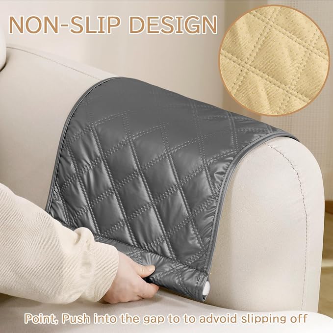 Remote Control Holder for Armchair, Couch Recliner Chair Caddy, Non-Slip Arm - Image 2