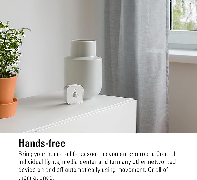 Eve Motion (Previous Version) - Smart Motion Sensor with Light Sensor, IPX3 Water Resistance, Automatic Activation of Lights and Devices, Thread