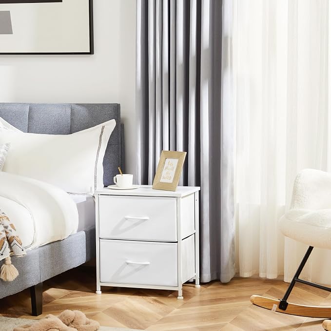 DUMOS Nightstand Set of 2, Small Dresser - Image 7
