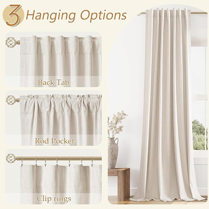 100% Blackout Curtains 40 Inch Wide by 84 Inch - Image 6