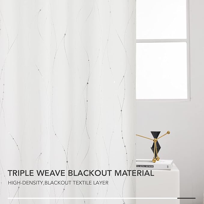 Deconovo Living Room Curtains 72 Inches Long, Thermal Insulated, Room Darkening - Image 7