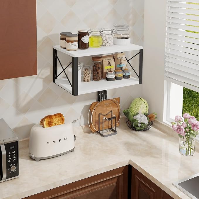 Floating Night Stand, Modern Bedside Shelf Wall Mount, Floating Side Table - Image 7