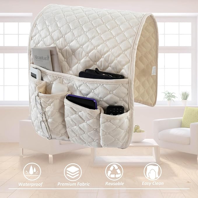 Armchair Caddy for Couch Velvet Remote Control Holder - Image 6