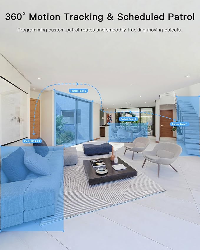 ARENTI 5G Indoor Security Camera 2 Pack, 4MP Pet Camera with Speaker for Dog/Cat, Baby Monitor with Phone App, Dual-Band WiFi, Auto Tracking, Super Night Vision, 64G Local Storage (P2Q 64G 2PC)