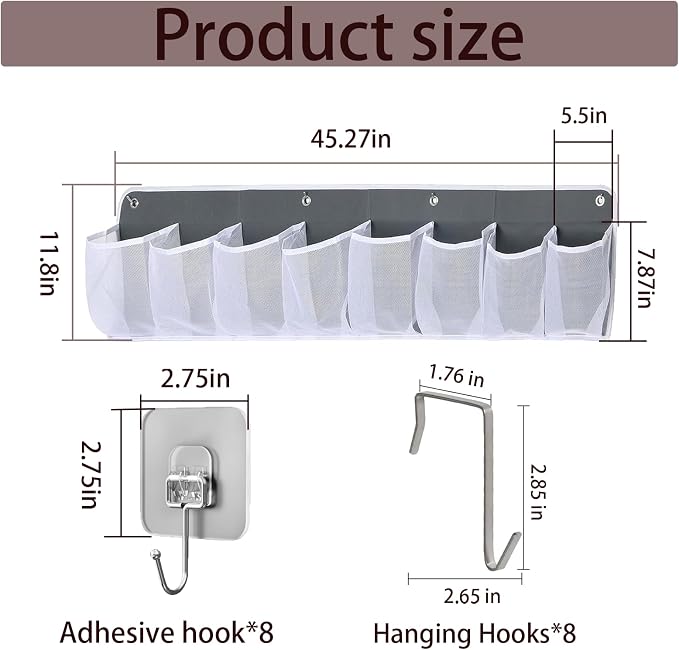 Rv Shoe Storage Solutions for Bedside 16 Extra Large Hanging Organizer | Wall - Image 3