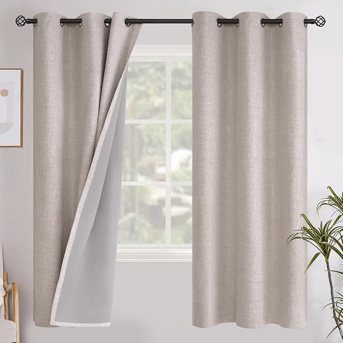 YoungsTex Linen Blackout Curtains by YoungsTex