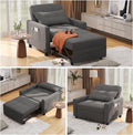 Aiho 3-in-1 Sleeper Chair Bed Convertible Sofa, Dark Gray | Convertible Chair by AIHO