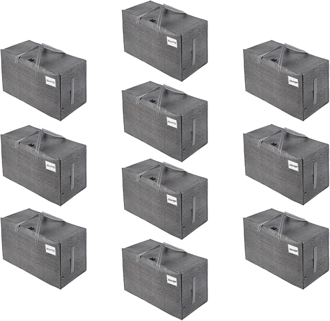VENO 10 Pack Extra Large Heavy Duty Moving Bags by Veno