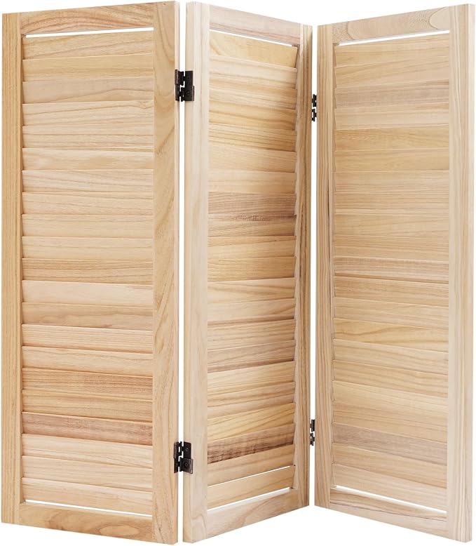 3 Panel Room Divider Short, Short Folding Privacy Screen, Freestanding Privacy - Image 5