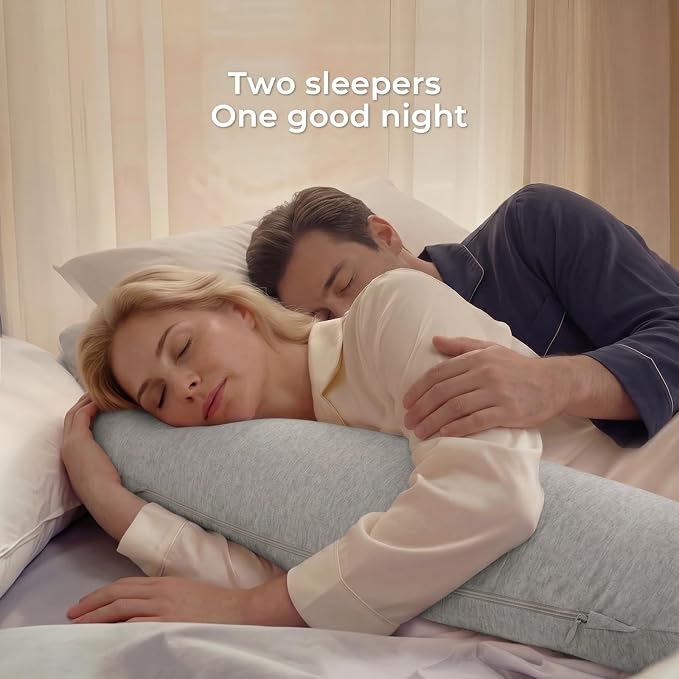 Momcozy J Shaped Pregnancy Pillow, Maternity Body Pillow - Image 7
