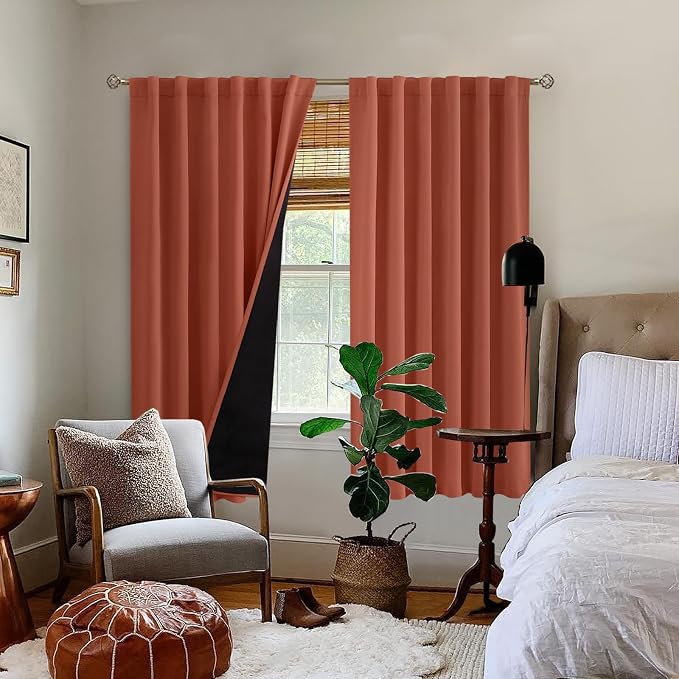 BGment 100% Blackout Curtains 63 Inch Length - Image 9