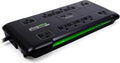 Plugable 12 Outlet Power Strip 4320 Joules Surge Protection, Built-in 10.5W 2-Port USB Charger for Android and Apple Phones, Mobile Devices, 6 Foot Cable