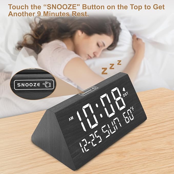 DreamSky Digital Alarm Clock for Bedrooms - Image 4