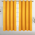 Diraysid Yellow Grommet Blackout Curtains by Diraysid%2C+refresh+your+life