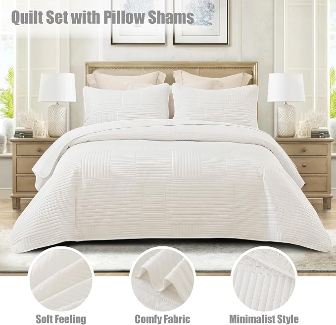 Whale Flotilla Ultra Soft Queen Quilt Bedding Set, Lightweight - Image 2