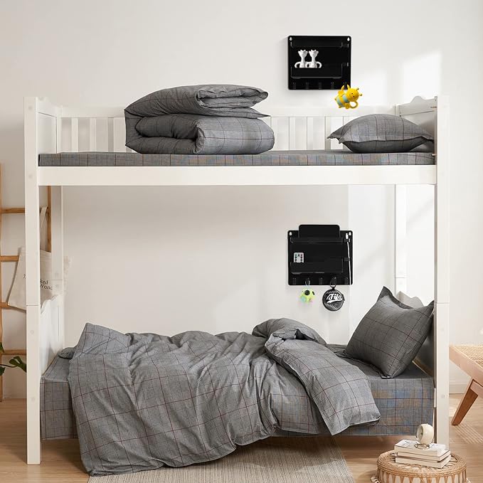 Wall Mount Shelf Organizer, Adhesive Bedside Shelf Accessories - Image 7