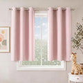 NICETOWN Blush Pink Room Darkening Curtains 45 Inches Long 2 Panels by NICETOWN